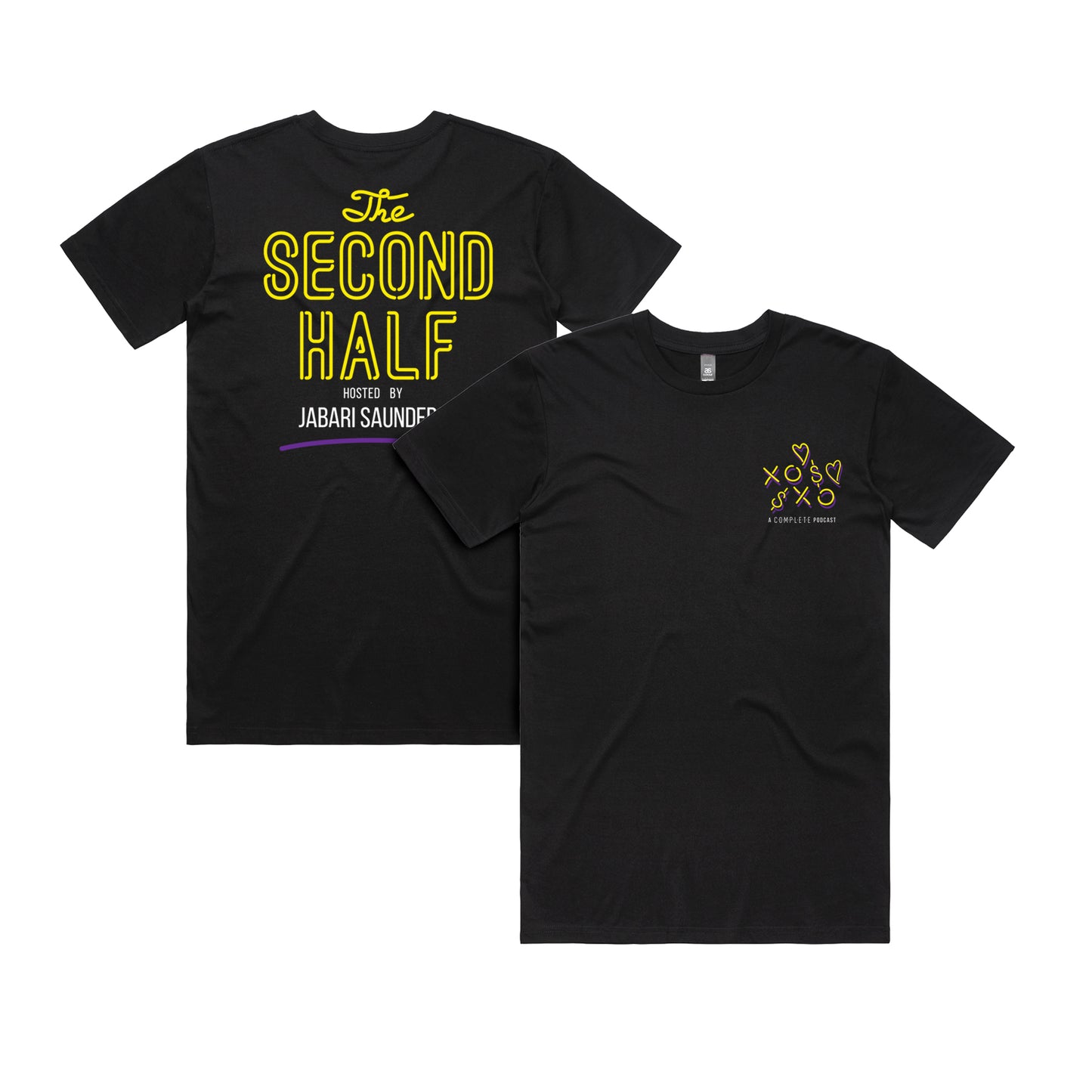 PRE ORDER: TSH 'Pre-game' Short Sleeve T-Shirt Purple+Gold